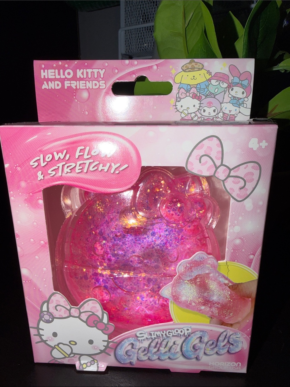 Hello Kitty Pink Glitter Gelli Gels Sensory Toy Squishy Squeeze